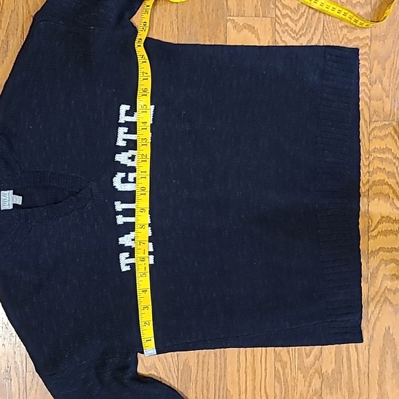 MARLED NAVY BLUE HOODED SWEATER WOMENS SIZE MEDIUM - Picture 6 of 7